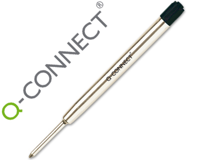 Recambio Q-Connect bolígrafo tipo Parker tinta negra